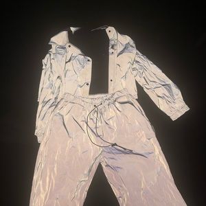 Woman’s reflective two piece set